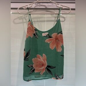 Dancing Leopard Floral Sleeveless Blouse - NWOT - XS